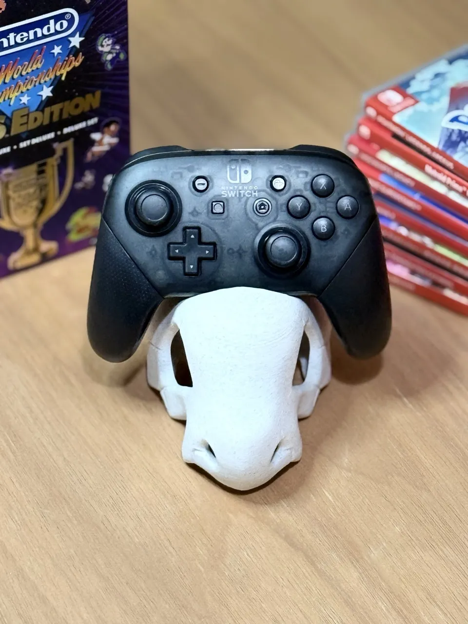 Suporte de Controle Cubone Pokémon - Impressão 3D PLA - Compatível PS5/Xbox/Switch Pro - foto 5
